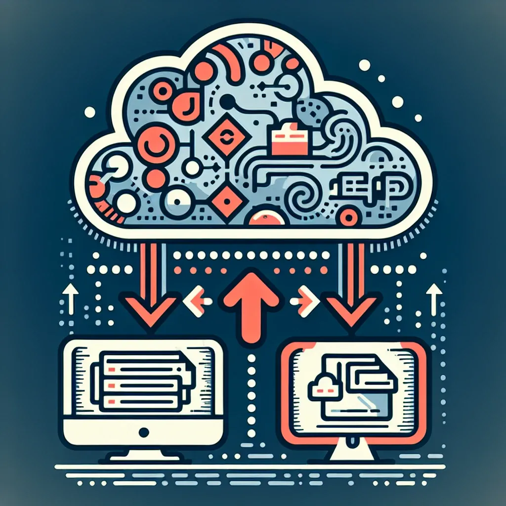 "Infográfico ilustrando como usar a nuvem para compartilhar arquivos de forma eficaz, com dicas práticas e etapas simples, conforme apresentado no artigo 'Como Usar a Nuvem para Compartilhar Arquivos: Guia Completo e Prático'."