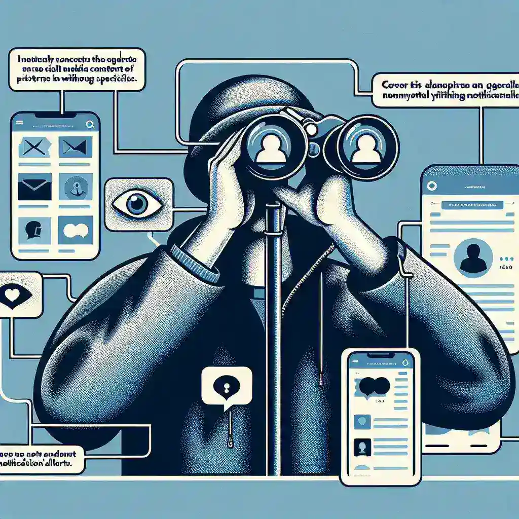 "Guía completa sobre cómo ver Instagram anónimo: imagen ilustrativa mostrando un usuario visualizando historias y publicaciones de Instagram sin ser detectado."